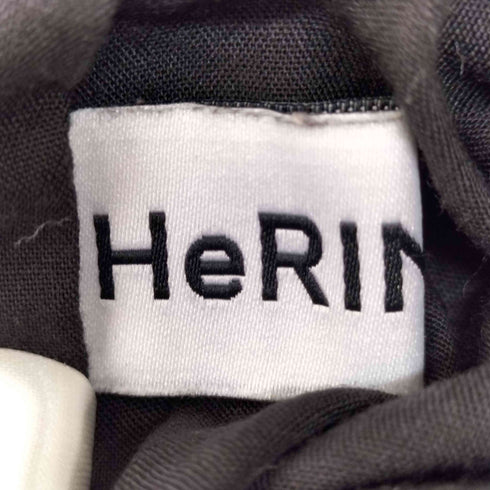 ヘリンドットサイ HeRIN.CYE SIDE GATHER PANTS サイド ギャザー パンツ レディース JPN:38