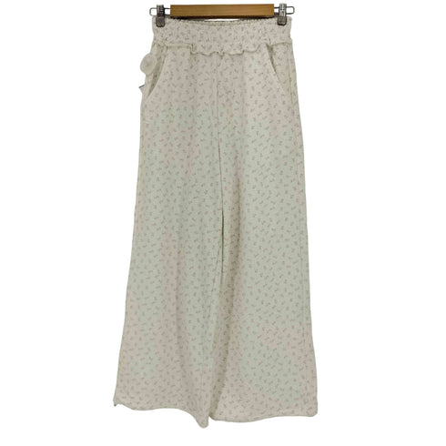 HIGH SCHOOL DISCO Little flower fleece pants レディース