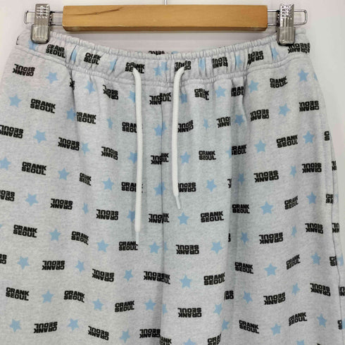 CRANK LOGO STAR BRUSHED JOGGER SWEATPANTS レディース
