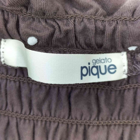 ジェラートピケ gelato pique 26ss 【接触冷感】モチーフ柄カップインキャミソール&ロングパンツセット レディース ONE SIZE