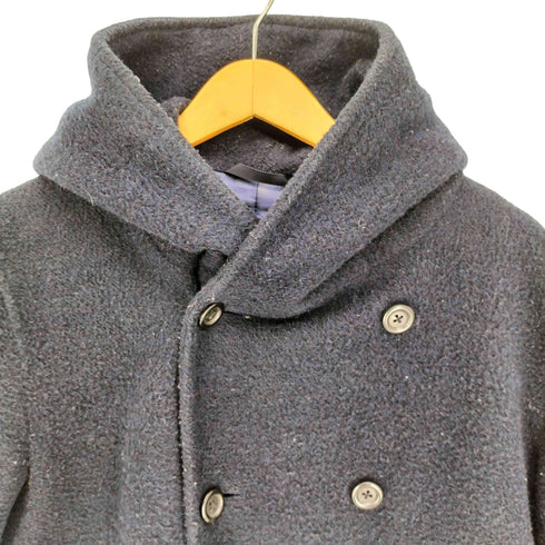 ハムネット HAMNETT フーテッド ショールカラー コート レディース import:M