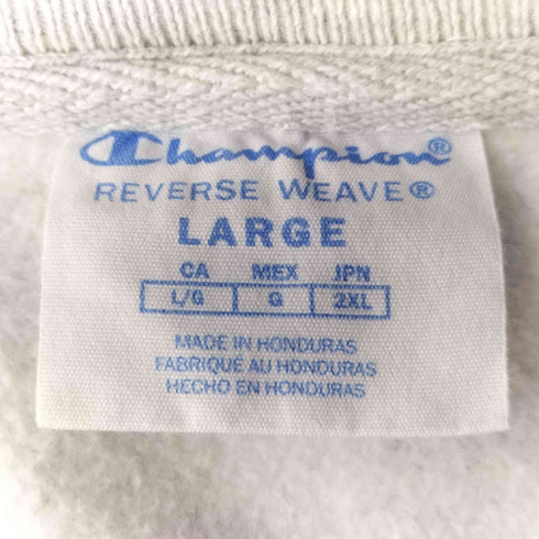 チャンピオン Champion 復刻 青単色タグ REVERSE WEAVE リバースウィーブ スウェット 目あり メンズ import:L
