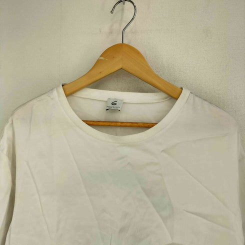 ロクビューティーアンドユースユナイテッドアローズ 6 BEAUTY & YOUTH UNITED ARROWS NEWILDWEST 1990 レーヨン混 半袖 Tシャツ レディース