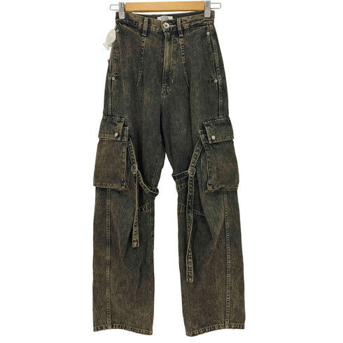 ジェイダ GYDA 25aw ハイウエスト Urban Utility Wash Cargoデニムパンツ レディース JPN:XS