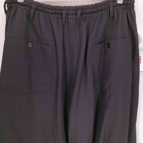 グラウンドワイ Ground Y 26SS WOOL GABARDINE SAROUEL PANTS WITH EYELETS ウール ギャバジン サルエル パンツ ウィズ アイレット メンズ JPN:3