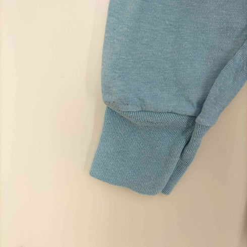 アンビル Anvil 80S USA製 企業ロゴ プリント クルーネック 長袖 Tシャツ メンズ import:M
