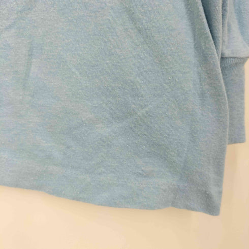 アンビル Anvil 80S USA製 企業ロゴ プリント クルーネック 長袖 Tシャツ メンズ import:M