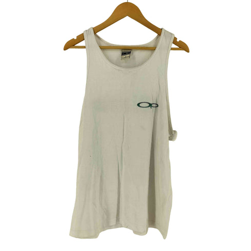 オーシャンパシフィック Ocean Pacific 00s コットン ロゴプリント タンクトップ メンズ L