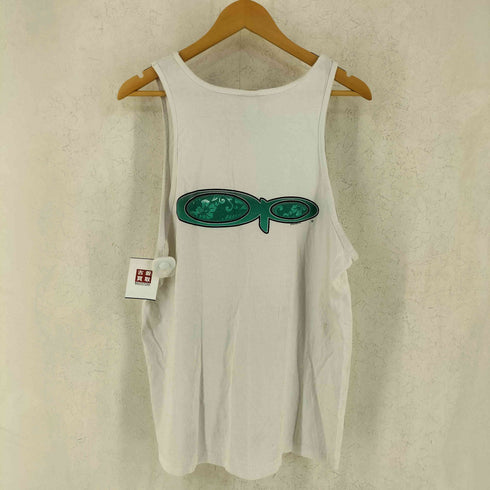 オーシャンパシフィック Ocean Pacific 00s コットン ロゴプリント タンクトップ メンズ L