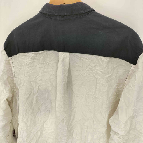 グラウンドワイ Ground Y 26SS CRUSHED FABRIC LONG SLEEVE SHIRT クラッシュド ファブリック ロング スリーブ シャツ メンズ JPN:3