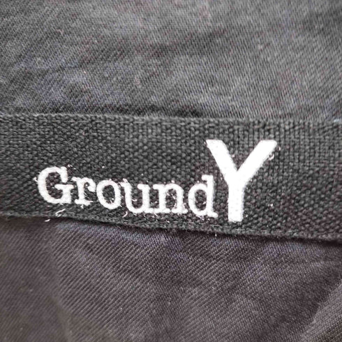 グラウンドワイ Ground Y 26SS CRUSHED FABRIC LONG SLEEVE SHIRT クラッシュド ファブリック ロング スリーブ シャツ メンズ JPN:3