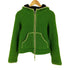 MAGIC FASHION ウール ジップアップ ニットパーカー フーデッド ジャケット レディース M