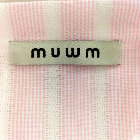 muwm ストライプ イージースカート レディース