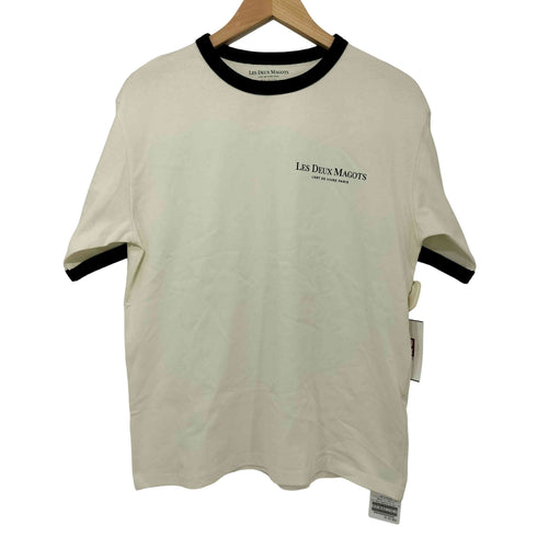 エディフィス EDIFICE × LES DEUX MAGOTS 26SS リンガー Tシャツ メンズ JPN:S