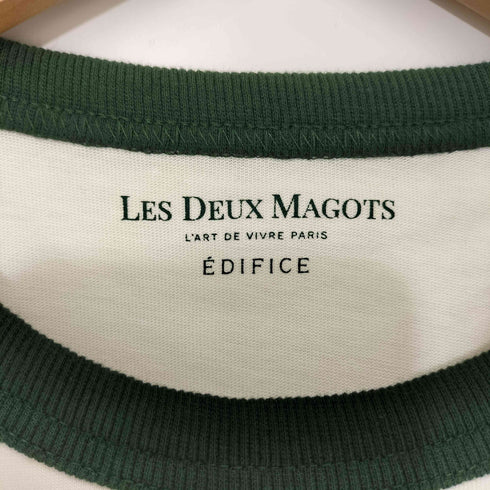 エディフィス EDIFICE × LES DEUX MAGOTS 26SS リンガー Tシャツ メンズ JPN:S
