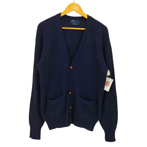 アロー ARROW 80-90S BLAZER COLLECTION 胡桃釦 アクリル ニット カーディガン メンズ import:L