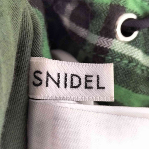スナイデル snidel チェックスリットスカート レディース FREE