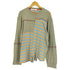 エコーズラッタ ECKHAUS LATTA LAPPED パッチワーク リメイク仕様 ボーダー柄 長袖 Tシャツ メンズ import:L