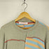 エコーズラッタ ECKHAUS LATTA LAPPED パッチワーク リメイク仕様 ボーダー柄 長袖 Tシャツ メンズ import:L