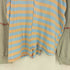 エコーズラッタ ECKHAUS LATTA LAPPED パッチワーク リメイク仕様 ボーダー柄 長袖 Tシャツ メンズ import:L