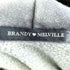 BRANDY MELVILLE 裏起毛 ブランク ジップアップ パーカー メンズ