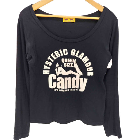 ヒステリックグラマー HYSTERIC GLAMOUR QUEEN SIZE CANDY チビTシャツ レディース FREE