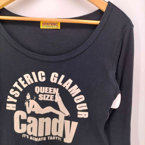 ヒステリックグラマー HYSTERIC GLAMOUR QUEEN SIZE CANDY チビTシャツ レディース FREE