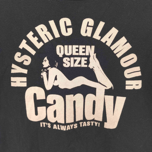 ヒステリックグラマー HYSTERIC GLAMOUR QUEEN SIZE CANDY チビTシャツ レディース FREE