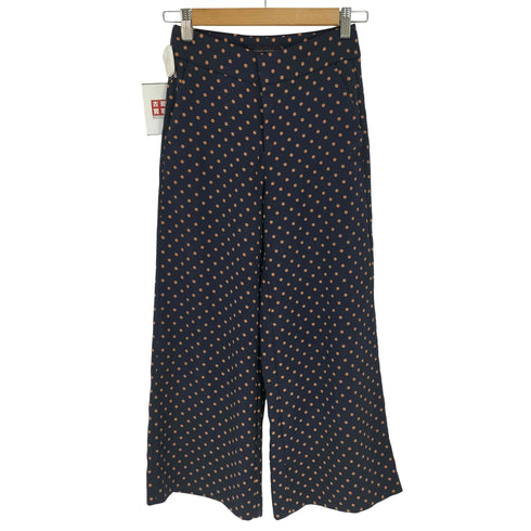 バナナリパブリック BANANA REPUBLIC ドット ワイド スラックス レディース O