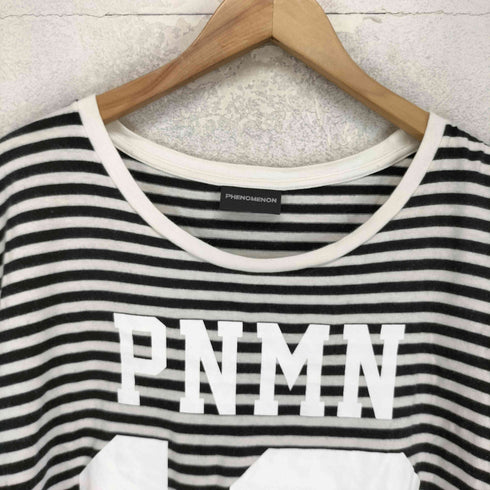 フェノメノン PHENOMENON 13ナンバリング ボーダー 半袖 Tシャツ メンズ