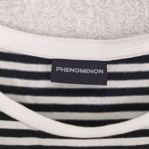 フェノメノン PHENOMENON 13ナンバリング ボーダー 半袖 Tシャツ メンズ