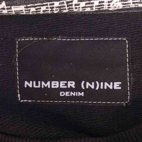 N NUMBER サイドジップ クルーネック スウェット メンズ JPN:M