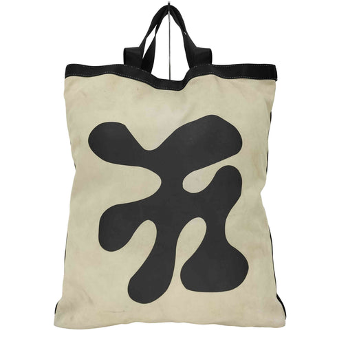 EYOFUKE Leather Nylon Combination Tote Bag メンズ