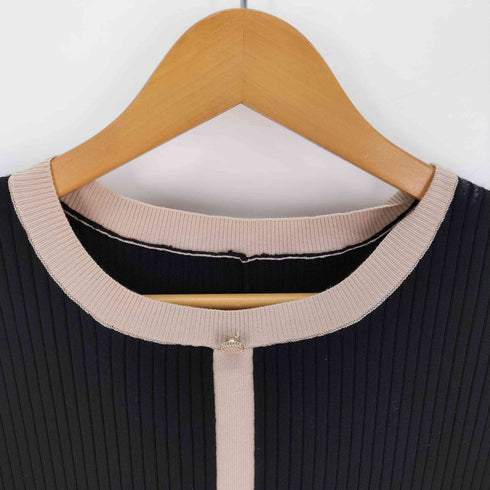プロポーションバイボディードレッシング PROPORTION BODY DRESSING 配色ナローニットワンピース レディース JPN:M