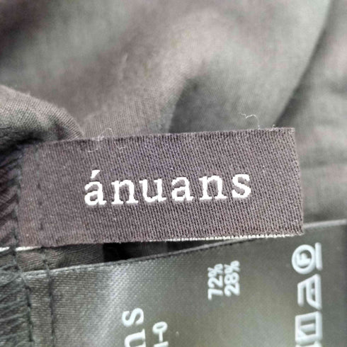 アニュアンス anuans シルクブレンドラッフルブラウス レディース FREE