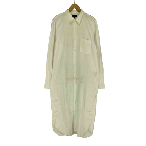 コムデギャルソンオムプリュス COMME des GARCONS HOMME PLUS AD2017 無地 ボタン 長袖 シャツ ワンピース レディース L