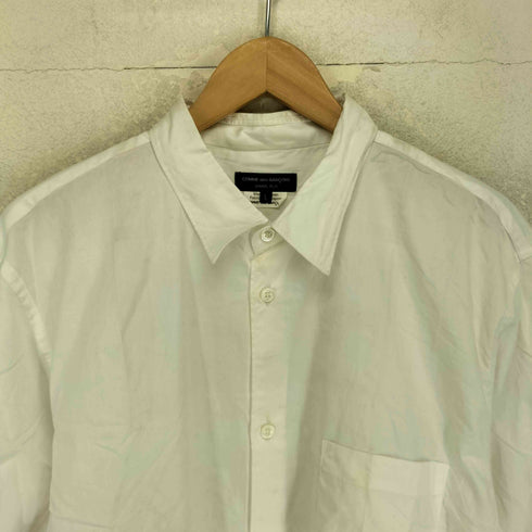 コムデギャルソンオムプリュス COMME des GARCONS HOMME PLUS AD2017 無地 ボタン 長袖 シャツ ワンピース レディース L