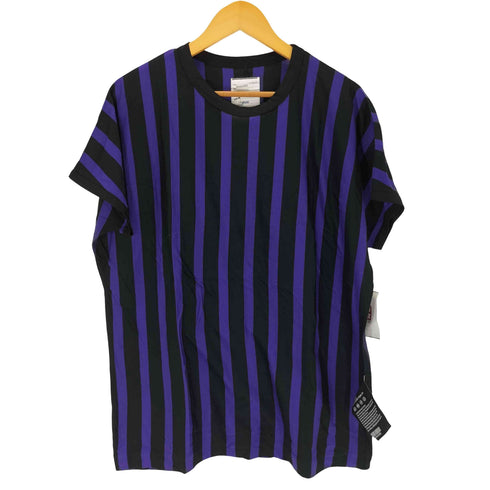 シャリーフ SHAREEF ストライプ クルーネックTシャツ メンズ JPN:2