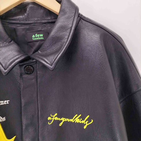 アフューグッドキッズ A FEW GOOD KIDS RACING LEATHER JACKET レーシングレザージャケット メンズ