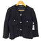 ザラ ZARA ツイード ノーカラー ジャケット レディース import:L