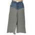 アメリ AMERI DENIM SWEAT DOCKING WIDE PANTS デニムスウェットドッキングワイドパンツ レディース 25