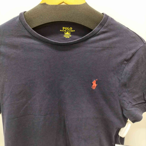 ポロラルフローレン POLO RALPH LAUREN CUSTOM FIT ポニー刺繍 クルーネック Tシャツ レディース XS
