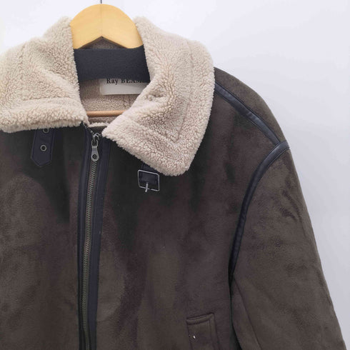 レイビームス Ray BEAMS フェイクムートン ボマー ブルゾン レディース JPN:1