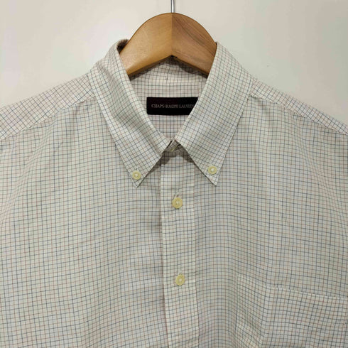 チャップスラルフローレン CHAPS RALPH LAUREN 90s チェック ボタンダウン シャツ 長袖 メンズ 40