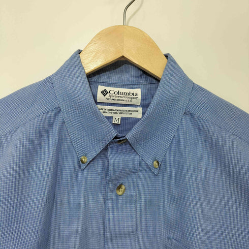コロンビア Columbia コットン ボタンダウン シャツ 長袖 メンズ import:M