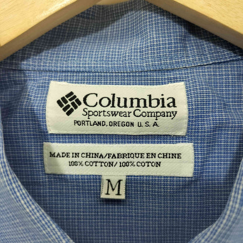 コロンビア Columbia コットン ボタンダウン シャツ 長袖 メンズ import:M