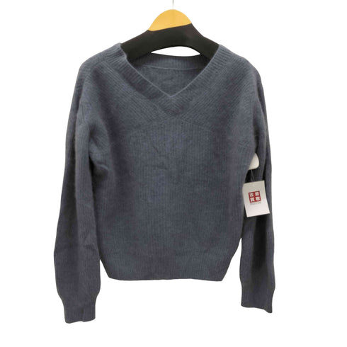 フレイアイディー FRAY I.D CASHMERE ラクーンカシミヤバックVトップス レディース ONE SIZE