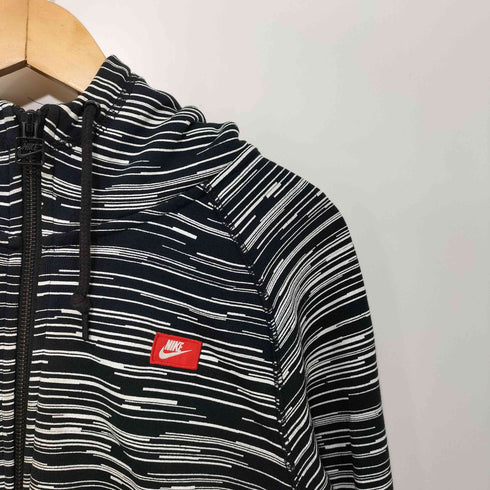 ナイキ NIKE 総柄 フレンチテリー フルジップフーディ メンズ JPN:XL