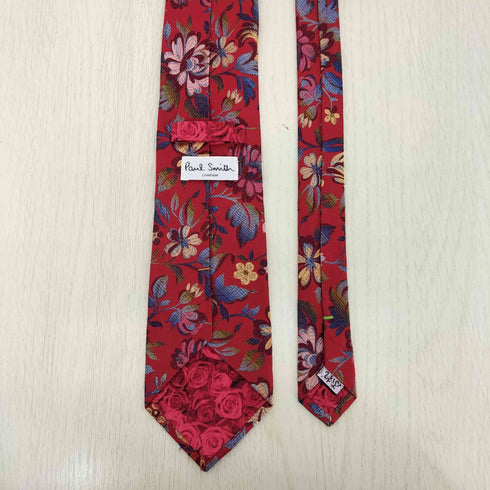 ポールスミスロンドン Paul Smith LONDON シルク100 花柄 ネクタイ メンズ