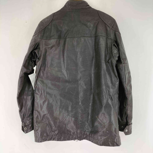 バナナリパブリック BANANA REPUBLIC 00S モーターサイクル カウレザー ジャケット メンズ import:L